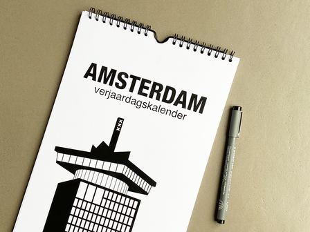 Amsterdam Kalender - detail voorkant