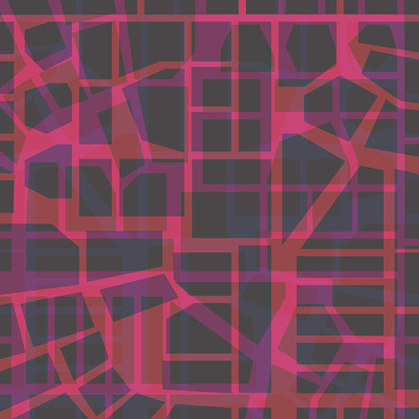 Urban Pattern - red