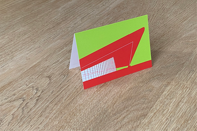 Centraal Station - Folded Card (color) by WUUDY