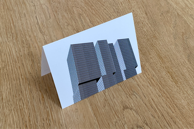 De Rotterdam - Folded Card by WUUDY