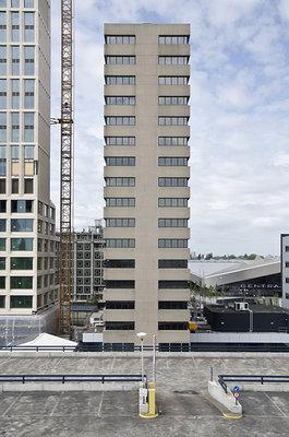 Concrete Office Building (2015), Michel de la Vieter (Art Print)